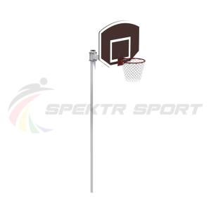 Купить Стойка стритбольная со щитом стационарная SP D 411 в Чапаевске 
