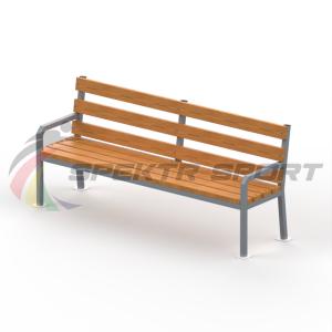 Купить Уличная скамейка со спинкой Дача в Чапаевске 