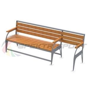 Купить Скамья с местом для коляски в Чапаевске 