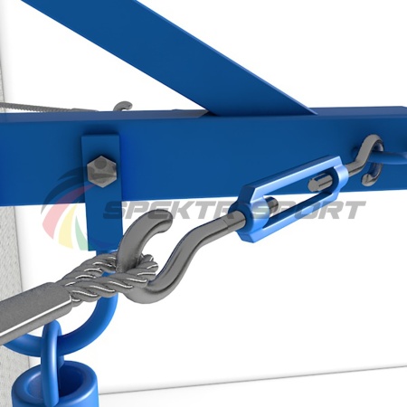 Купить Консоль для канатов с выступом 2000мм (2 снаряда) (с тросами) усиленная в Чапаевске 