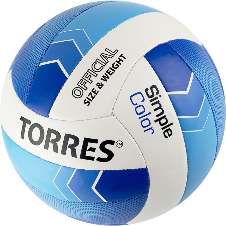 Купить Мяч волейбольный Torres Simple Color любительский р.5 в Чапаевске 